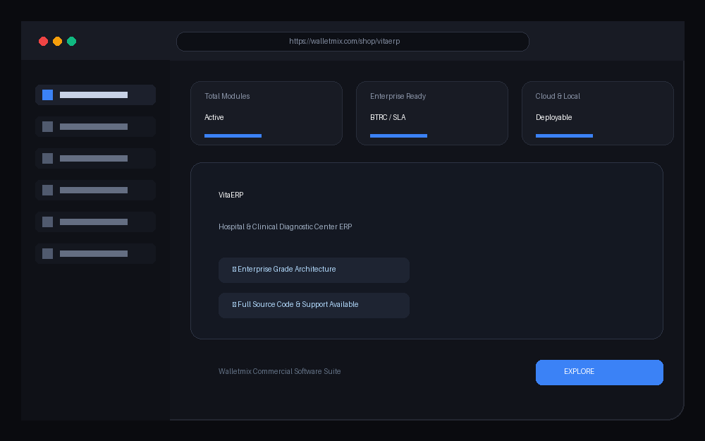 VitaERP interface preview